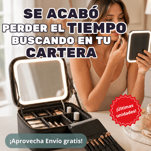 Estuche de Maquillaje Portátil